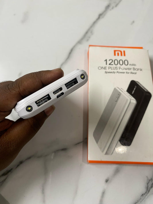 MI 12000mAh Power Bank | Fast Charging Dual Output | Compact & Powerful