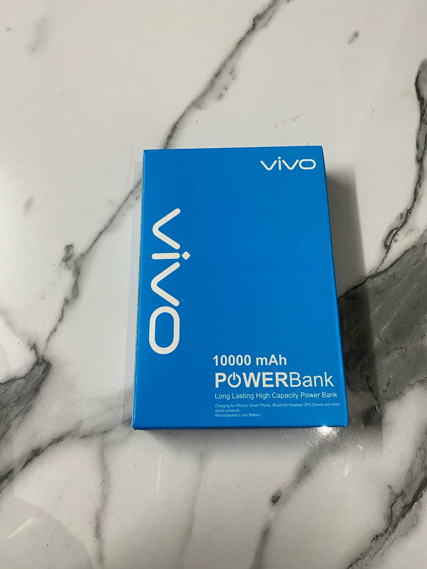 Vivo 10000mAh Power Bank – Compact, Fast Charging, Long-Lasting Battery