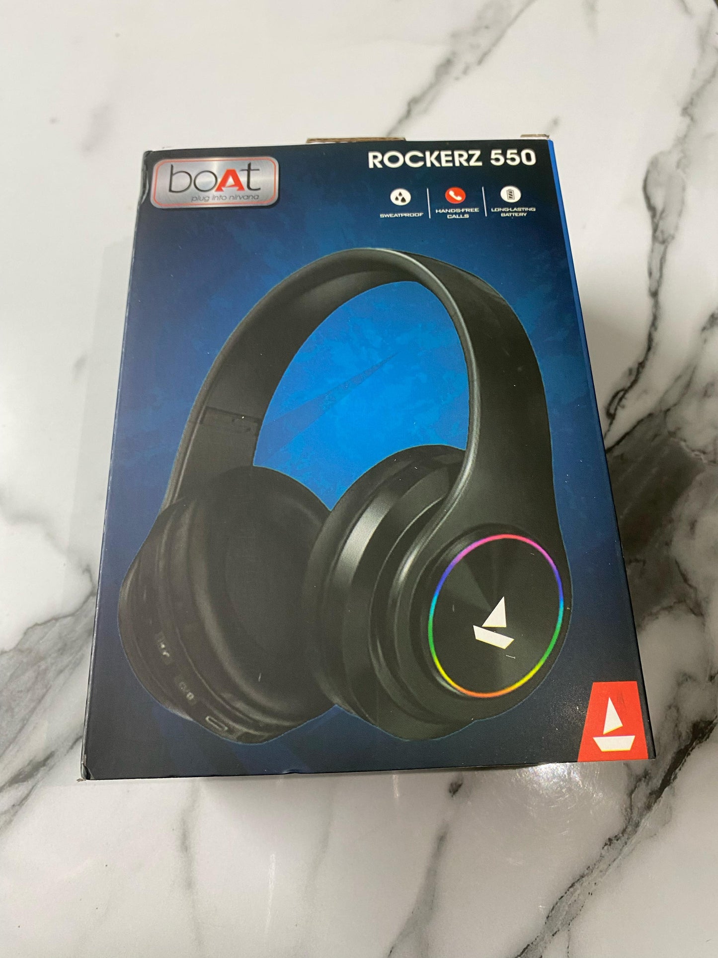 ๐ง boAt Rockerz 550 Wireless Over-Ear Headphones โ Immersive Sound | Long Battery | Stylish RGB Lights
