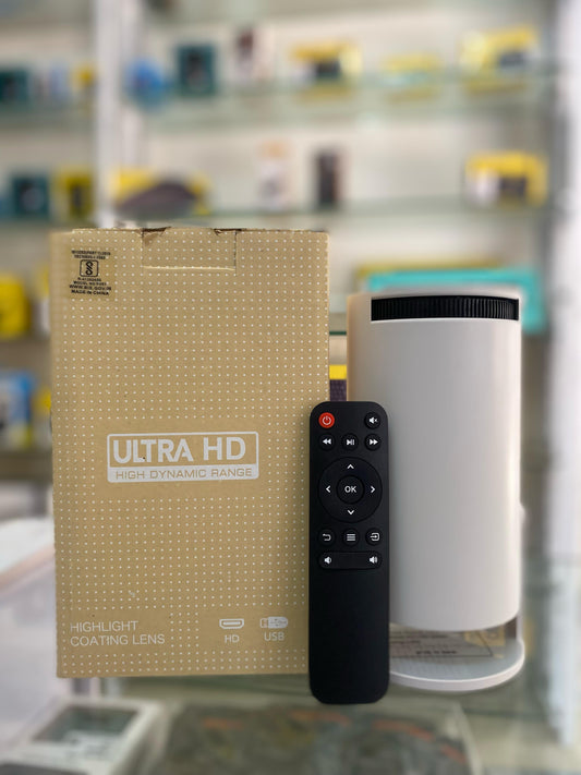 📽️ Ultra HD Portable Projector with Remote – Highlight Coating Lens | USB & HDMI Input | Cinema Experience at Home 🍿