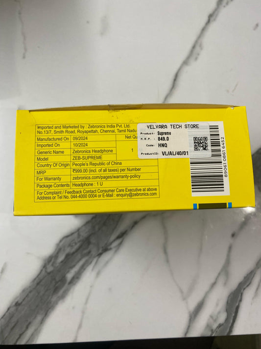 ๐ง Zebronics ZEB-SUPREME USB Headphone with Mic ๐ป โ Ideal for Work From Home, Online Classes & Gaming