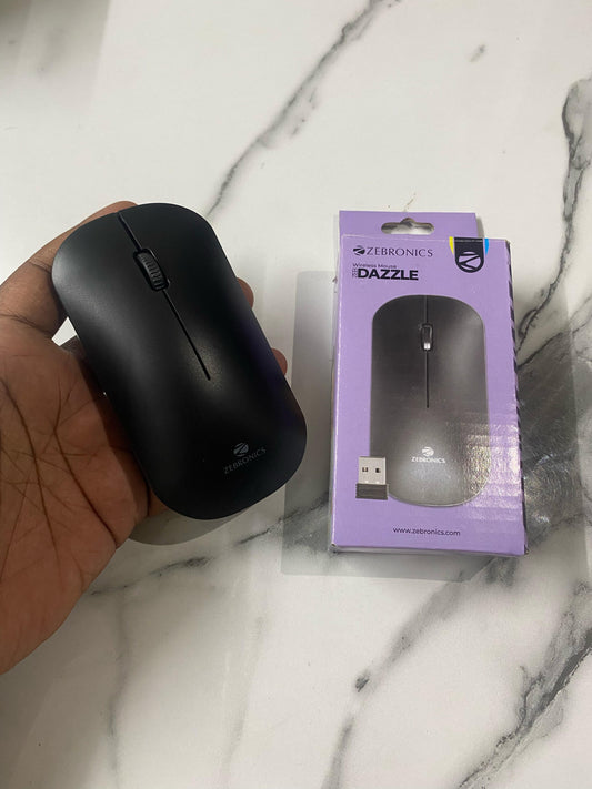 ๐ฑ๏ธ Zebronics ZEB-DAZZLE Wireless Mouse โ Sleek, Silent & Stylish ๐ Ergonomic | Wireless Freedom | Ultra-Slim Design | Plug & Play