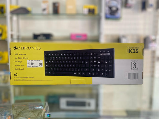 ⌨️ Zebronics ZEB-K35 Slim USB Keyboard 🖥️
