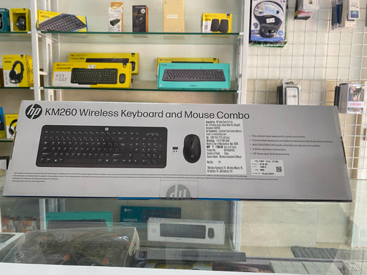 ⌨️🖱️ HP KM260 Wireless Keyboard and Mouse Combo – Reliable, Sleek & Hassle-Free
