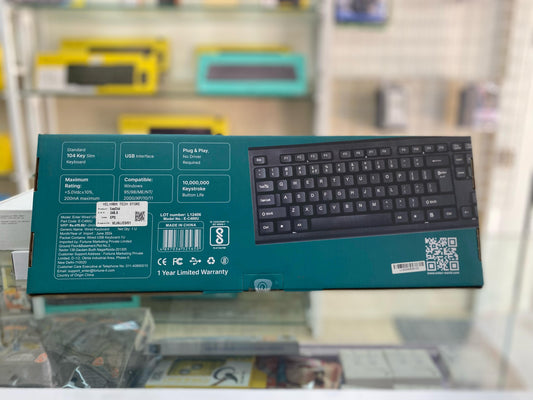 ⌨️ Enter EasyClick USB Keyboard – Reliable, Slim & Budget-Friendly 🧑💻