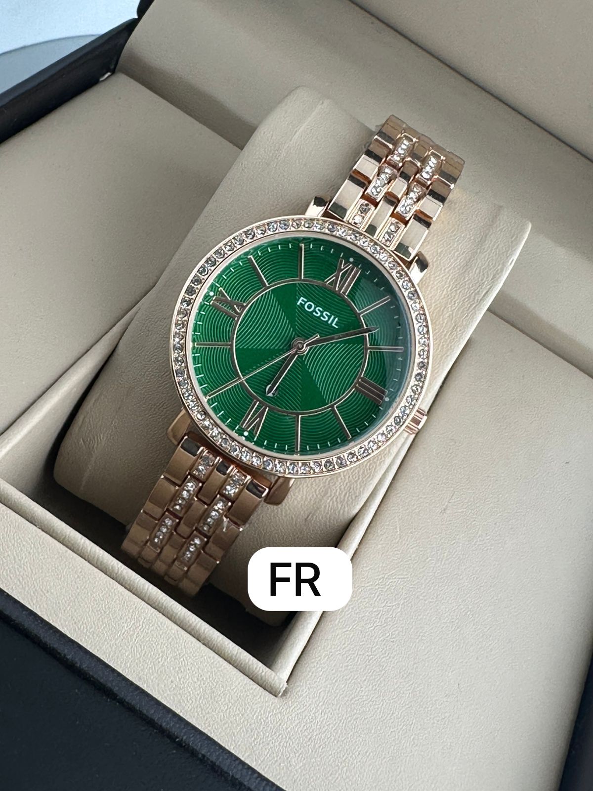 Fossil Style Luxury Women's Watch π β Multiple Color Options | Crystal Bezel | Master Quality