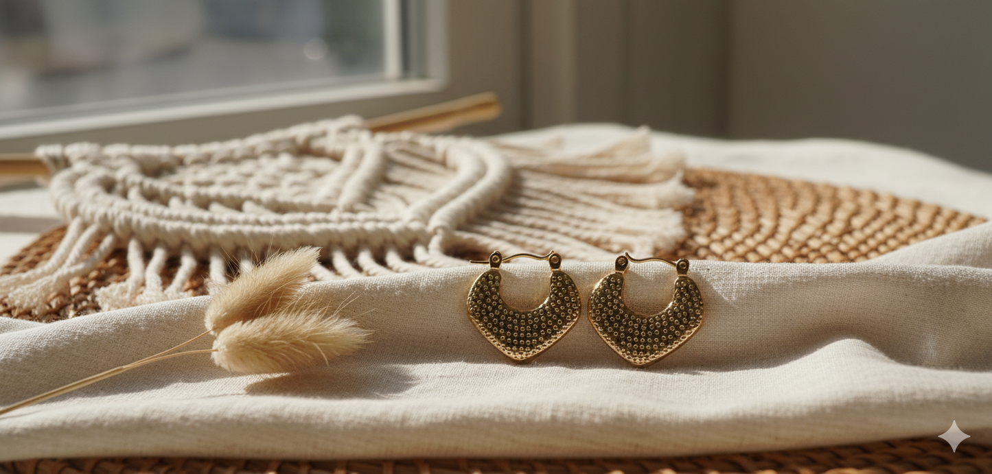 🌿 Golden Cascade Earrings ✨