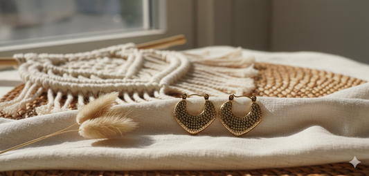 🌿 Golden Cascade Earrings ✨