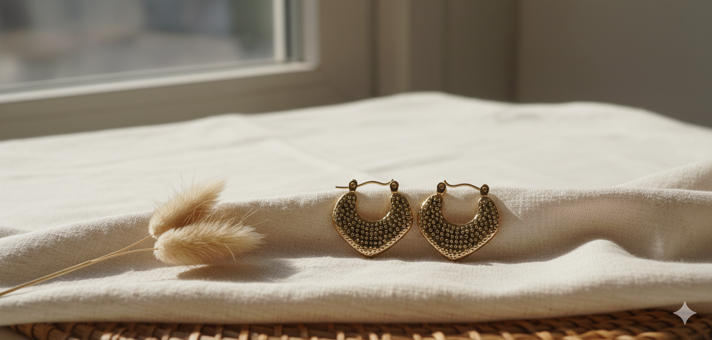 🌿 Golden Cascade Earrings ✨