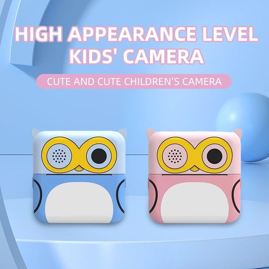 📸 Owl Kids Instant Print Camera – Fun, Snap & Create! 🦉✨  🧒 Perfect for Little Photographers | 🖨️ Instant Thermal Printing | 🎨 Color & Decorate Your Snaps!