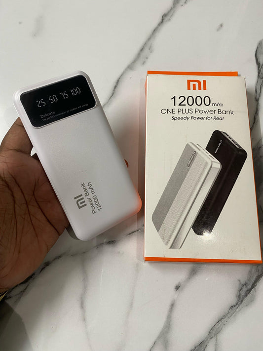 MI 12000mAh Power Bank | Fast Charging Dual Output | Compact & Powerful