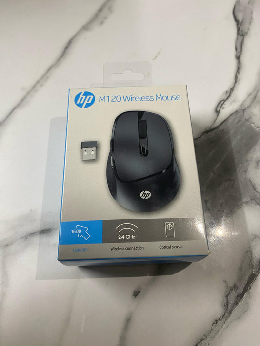 🖱️ HP M120 Wireless Mouse – Precision & Comfort in Your Hands 🖱️  ⚡ 1600 DPI | 2.4GHz Wireless | Optical Sensor 🔋 Fast, Reliable, and Built for Productivity