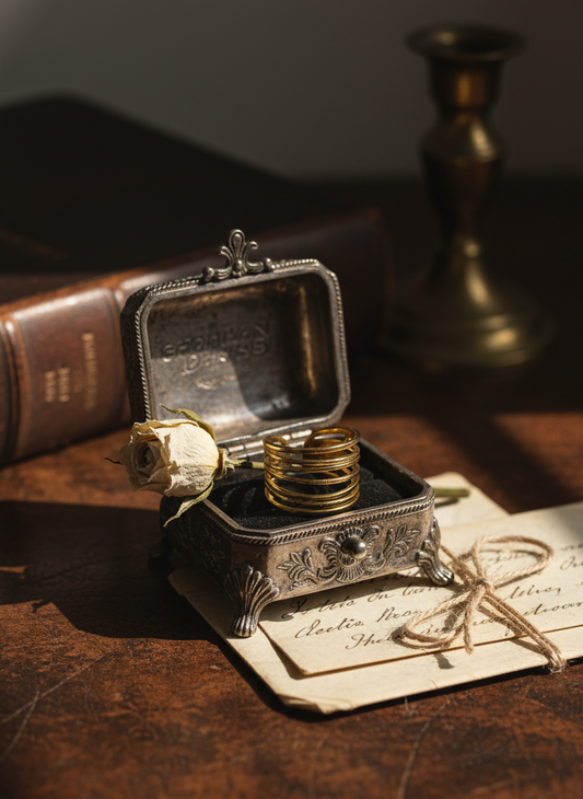 ✨ The Celestia Coil Ring – Infinite Elegance in Motion