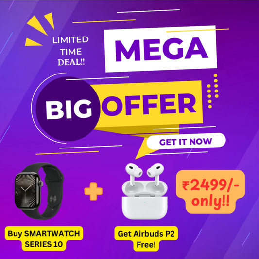 🕒 Smartwatch Series 10 + 🎧 Free Airbuds P2 – Combo Offer 🔥 - Unlike others, Premium Quality!