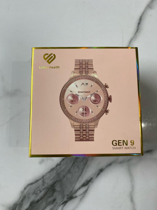🌟 Lefun Health GEN 9 Smartwatch | Rose Gold | Extra Pink Strap | Elegant Design