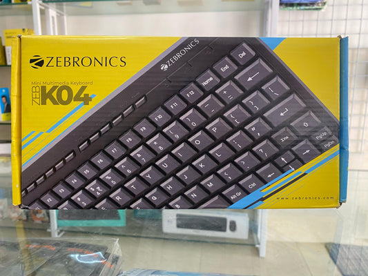 🎹 Zebronics ZEB-K04+ Mini Multimedia Keyboard 🖥️