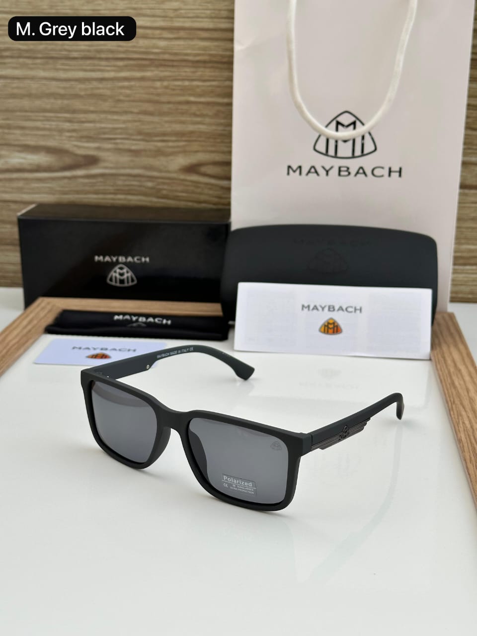 Maybach-Inspired Premium Sunglasses 🕶️ | Luxury Polarized Eyewear for Men