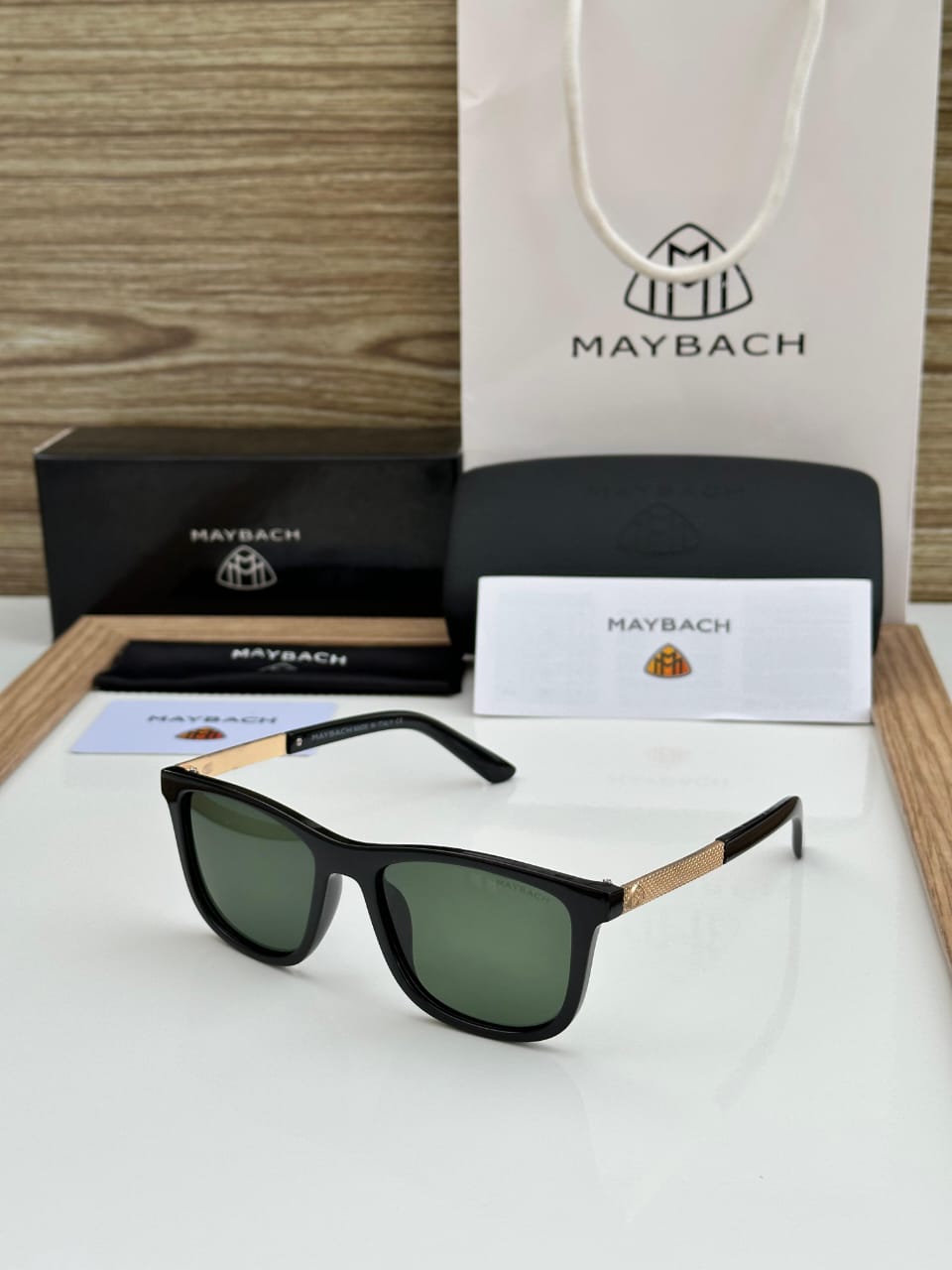 Maybach-Inspired Premium Sunglasses 🕶️ | Luxury Polarized Eyewear for Men