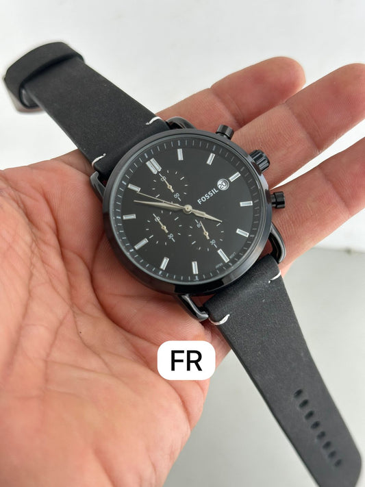 🕶️ Fossil-Style Premium Chronograph Watch ⌚ (Master Quality) 🔥 Sleek. Bold. Timeless. Just Like You.